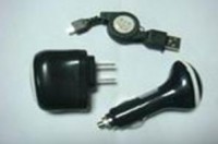 Kit de Cargador y Ahorrador Punta Fina - Blackberry