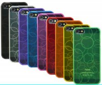 Goma transparente estampada iphone 5G