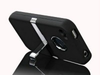 Acrilico unicolor metalizado con base Iphone 4G